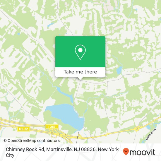 Chimney Rock Rd, Martinsville, NJ 08836 map