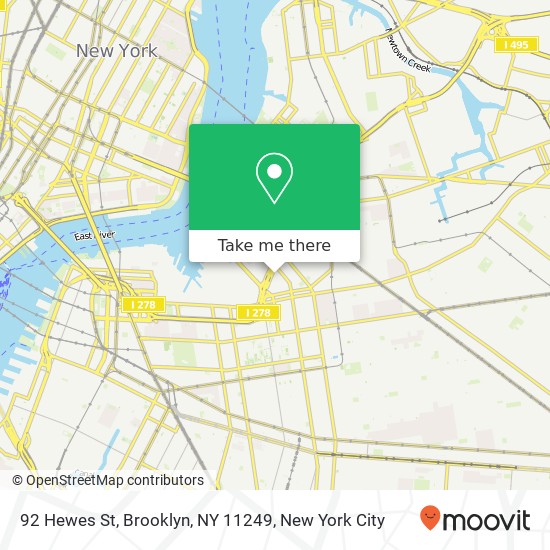 92 Hewes St, Brooklyn, NY 11249 map