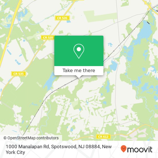 1000 Manalapan Rd, Spotswood, NJ 08884 map