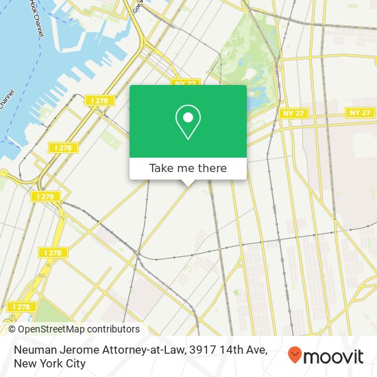 Mapa de Neuman Jerome Attorney-at-Law, 3917 14th Ave