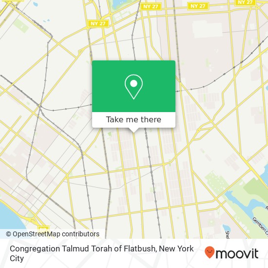 Mapa de Congregation Talmud Torah of Flatbush