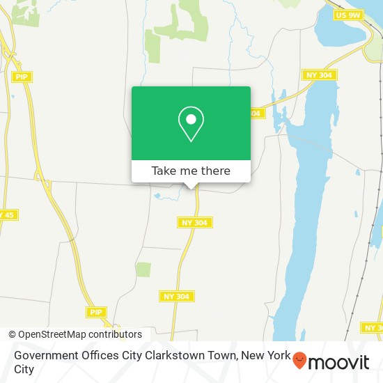 Government Offices City Clarkstown Town map