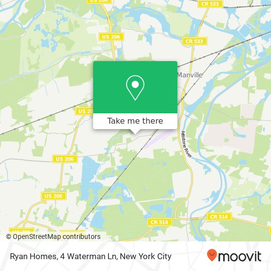 Mapa de Ryan Homes, 4 Waterman Ln