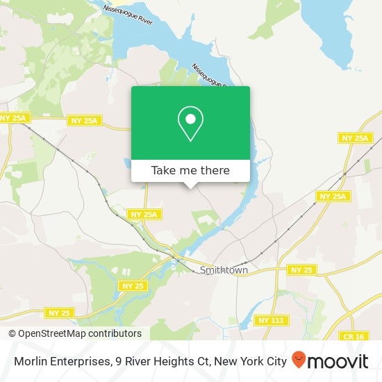 Morlin Enterprises, 9 River Heights Ct map