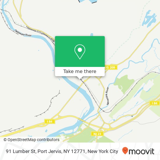 91 Lumber St, Port Jervis, NY 12771 map