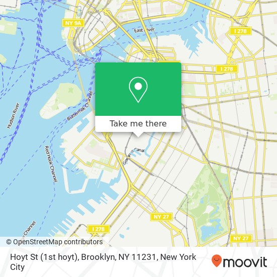 Hoyt St (1st hoyt), Brooklyn, NY 11231 map