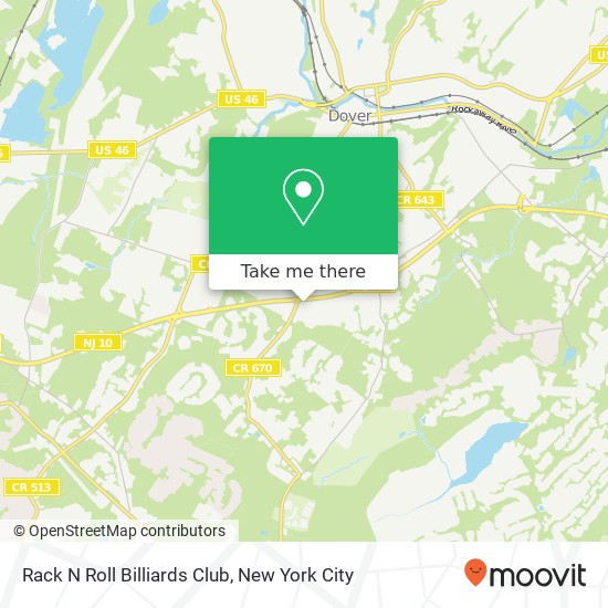 Rack N Roll Billiards Club map