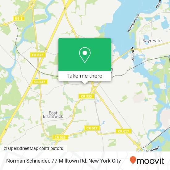 Norman Schneider, 77 Milltown Rd map