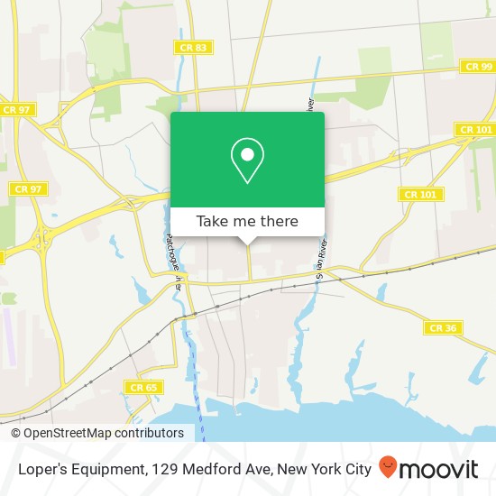 Loper's Equipment, 129 Medford Ave map