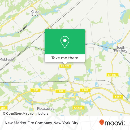 New Market Fire Company map