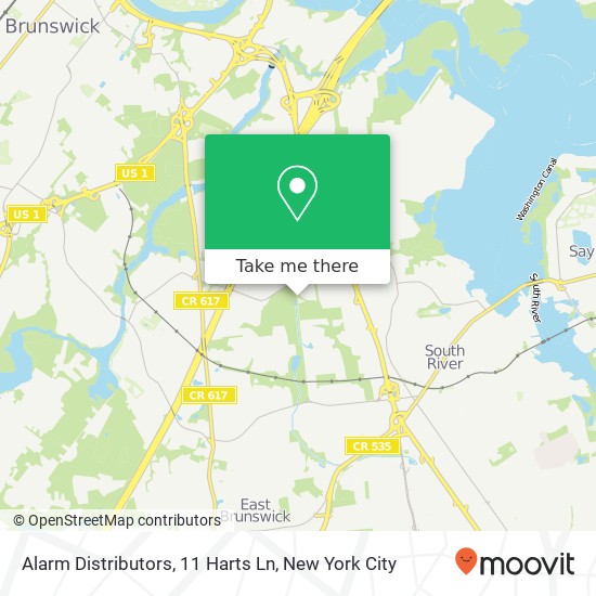 Alarm Distributors, 11 Harts Ln map