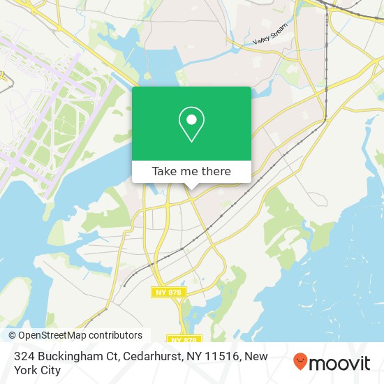 324 Buckingham Ct, Cedarhurst, NY 11516 map
