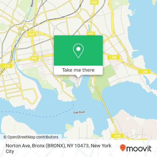 Norton Ave, Bronx (BRONX), NY 10473 map