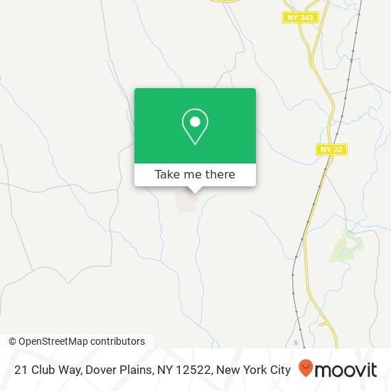 21 Club Way, Dover Plains, NY 12522 map