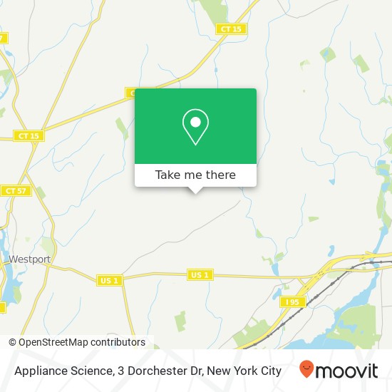 Mapa de Appliance Science, 3 Dorchester Dr