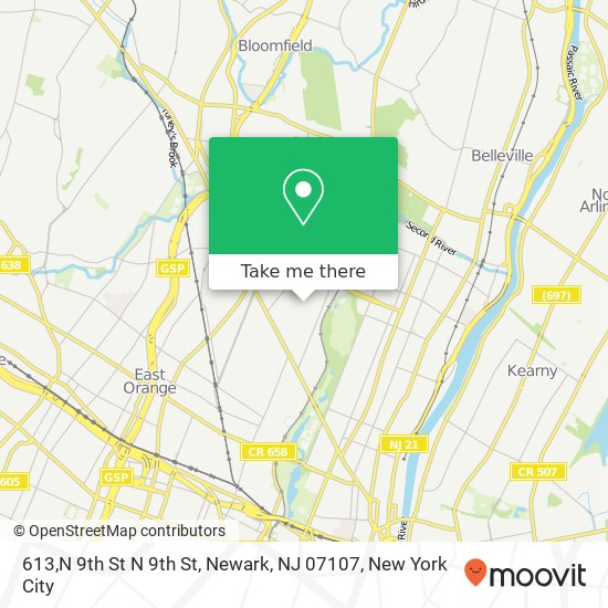 613,N 9th St N 9th St, Newark, NJ 07107 map