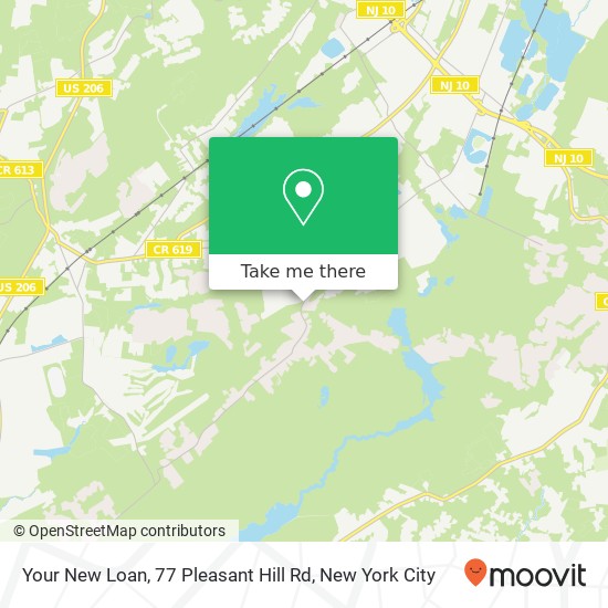Mapa de Your New Loan, 77 Pleasant Hill Rd