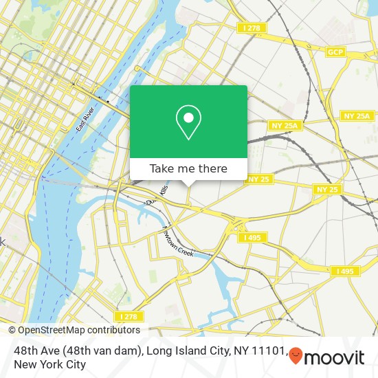 48th Ave (48th van dam), Long Island City, NY 11101 map