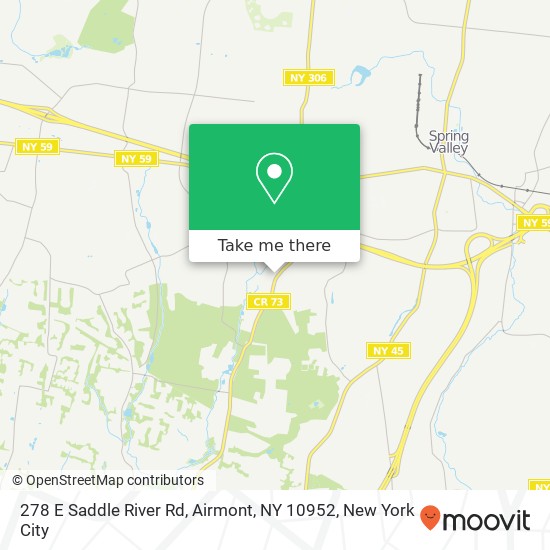 278 E Saddle River Rd, Airmont, NY 10952 map