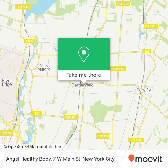 Mapa de Angel Healthy Body, 7 W Main St