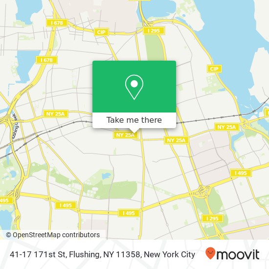 41-17 171st St, Flushing, NY 11358 map