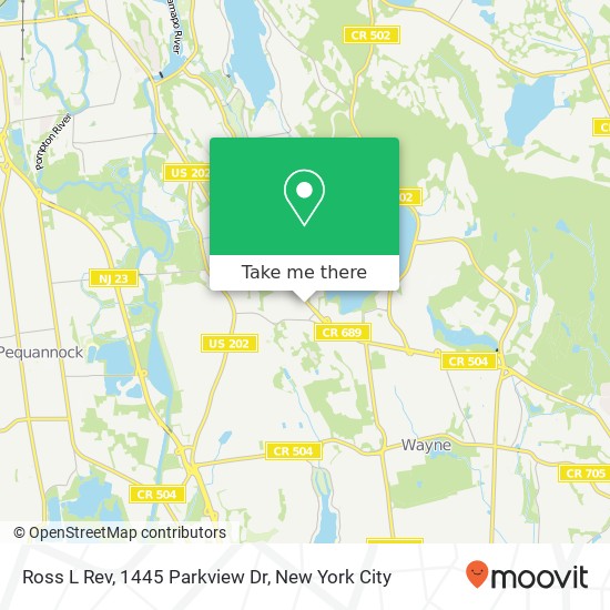 Ross L Rev, 1445 Parkview Dr map