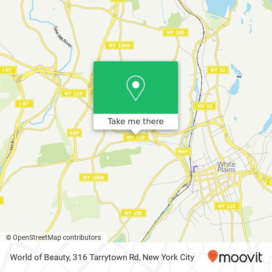 World of Beauty, 316 Tarrytown Rd map