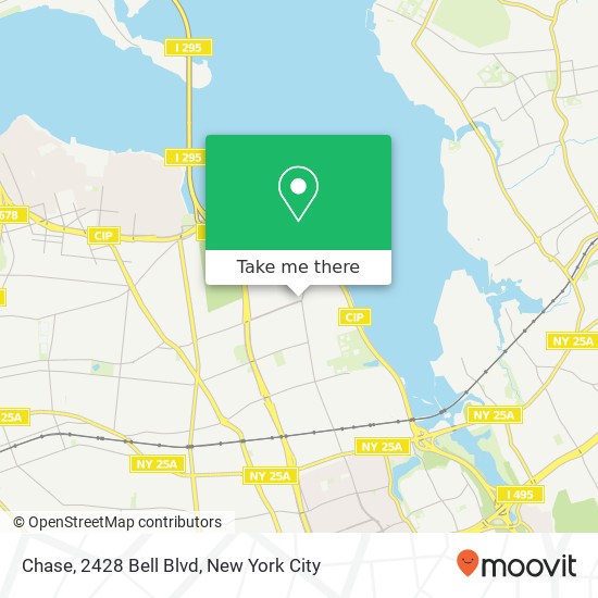 Mapa de Chase, 2428 Bell Blvd