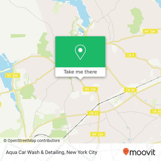 Mapa de Aqua Car Wash & Detailing, 616 New York Ave