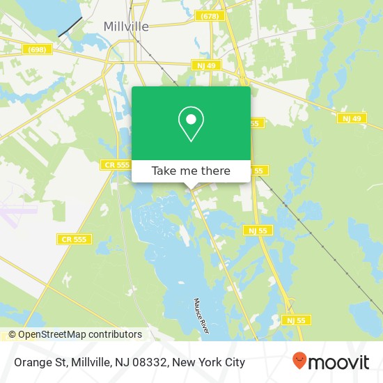 Mapa de Orange St, Millville, NJ 08332