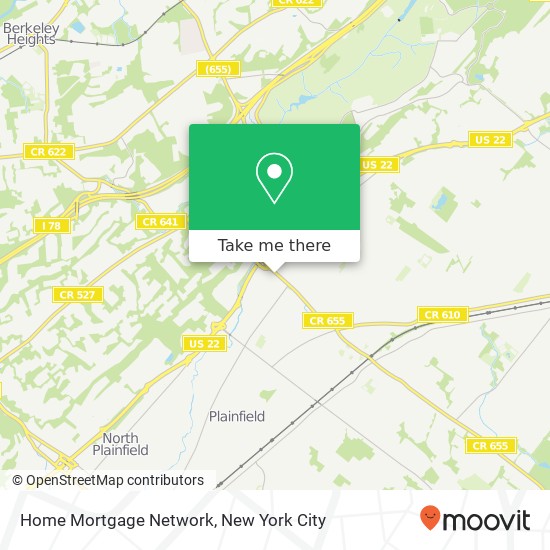 Mapa de Home Mortgage Network