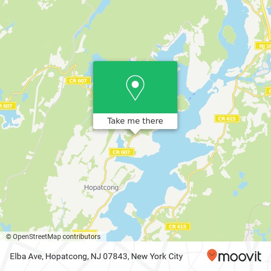 Elba Ave, Hopatcong, NJ 07843 map