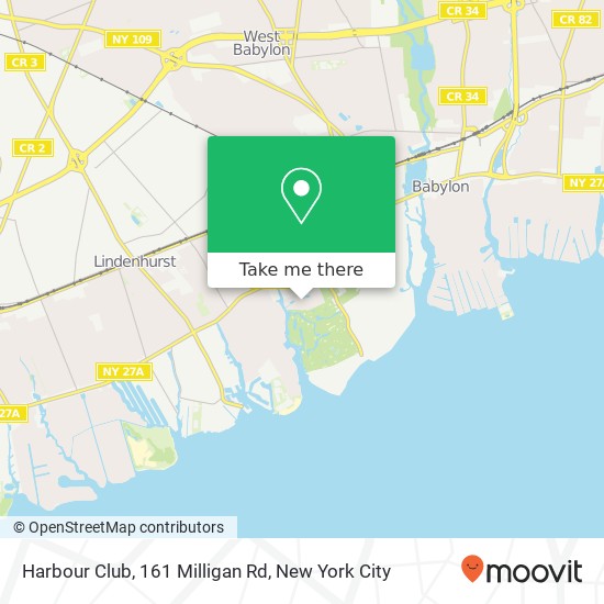 Mapa de Harbour Club, 161 Milligan Rd