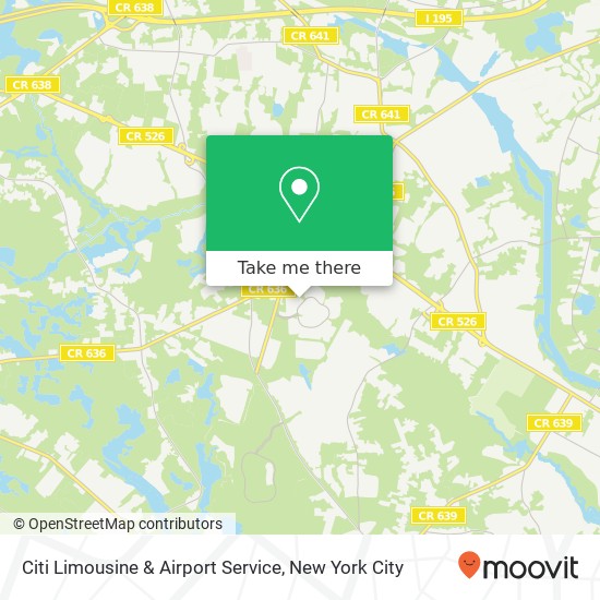 Mapa de Citi Limousine & Airport Service