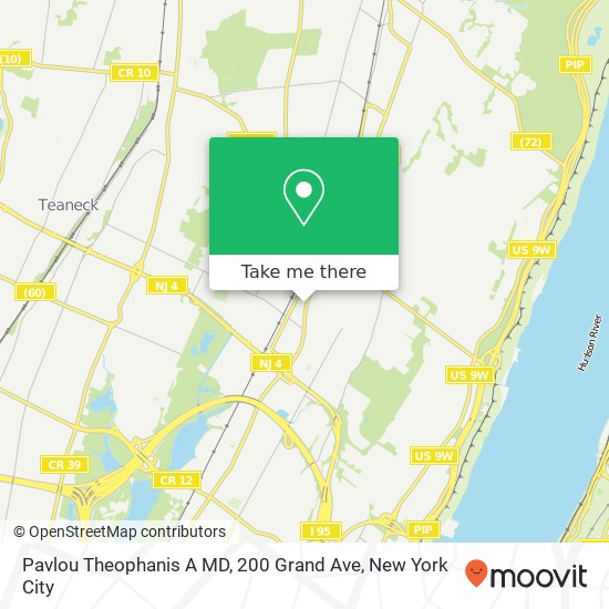 Pavlou Theophanis A MD, 200 Grand Ave map