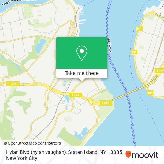 Mapa de Hylan Blvd (hylan vaughan), Staten Island, NY 10305