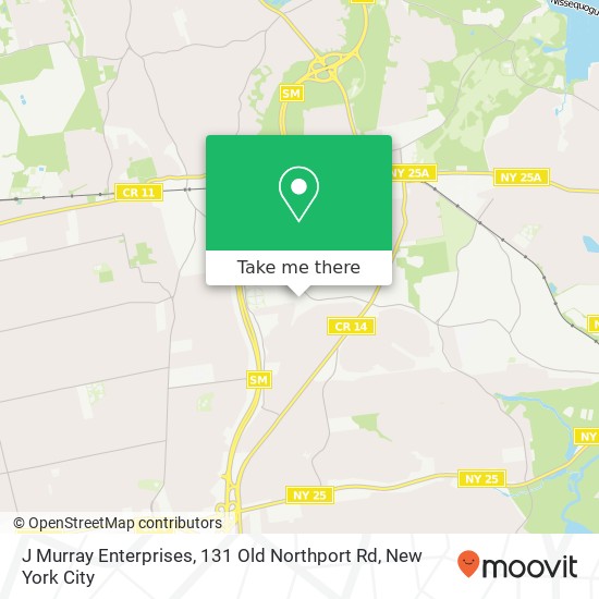 J Murray Enterprises, 131 Old Northport Rd map