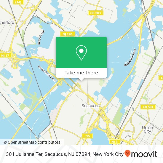 301 Julianne Ter, Secaucus, NJ 07094 map