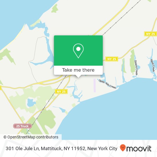 301 Ole Jule Ln, Mattituck, NY 11952 map