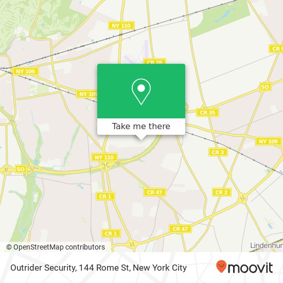 Outrider Security, 144 Rome St map