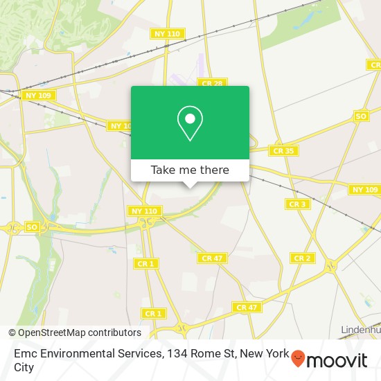Emc Environmental Services, 134 Rome St map