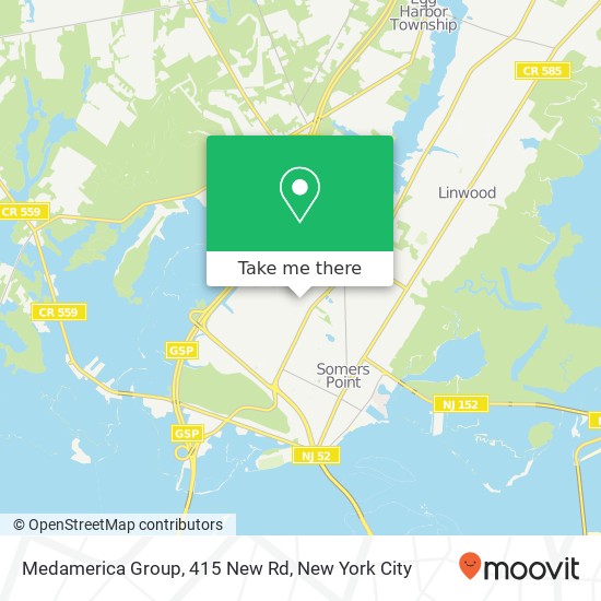 Medamerica Group, 415 New Rd map