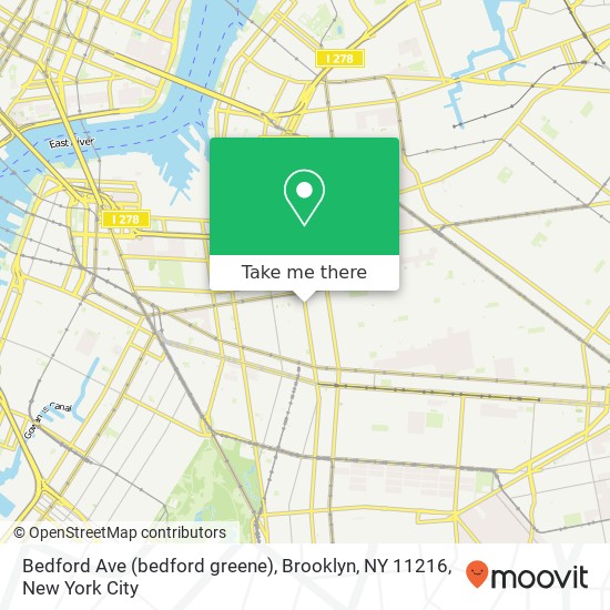 Bedford Ave (bedford greene), Brooklyn, NY 11216 map