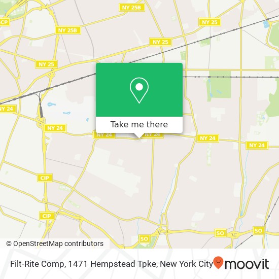 Mapa de Filt-Rite Comp, 1471 Hempstead Tpke