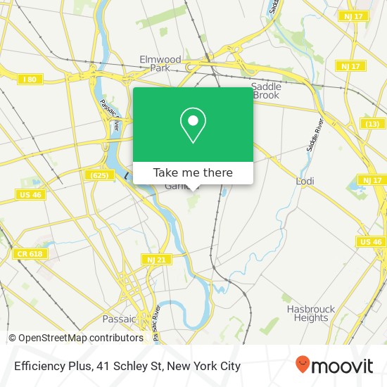 Mapa de Efficiency Plus, 41 Schley St