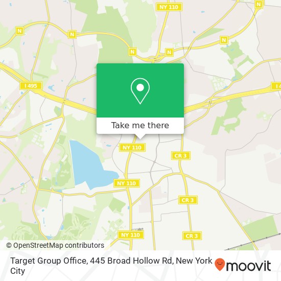 Target Group Office, 445 Broad Hollow Rd map
