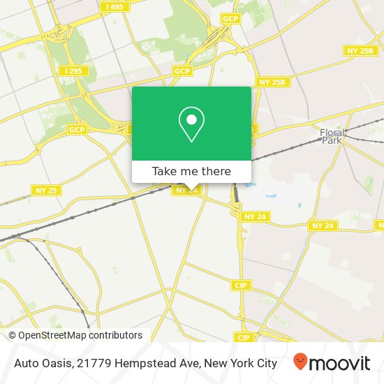 Mapa de Auto Oasis, 21779 Hempstead Ave