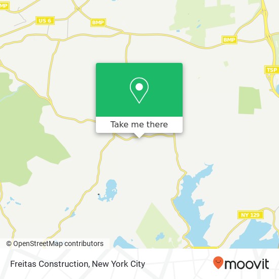 Freitas Construction map