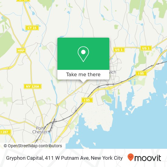 Mapa de Gryphon Capital, 411 W Putnam Ave