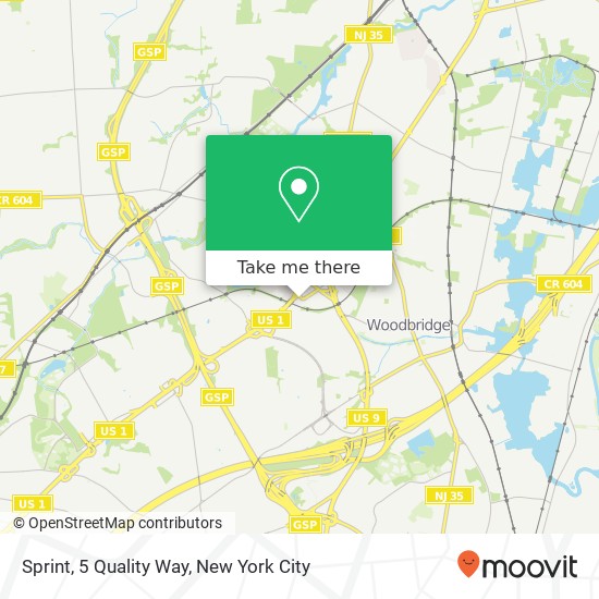 Sprint, 5 Quality Way map